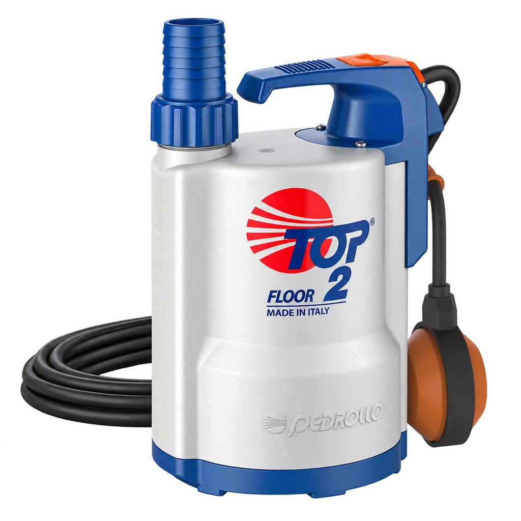 BOMBA SUMERGIBLE DE DRENAJE PEDROLLO MODELO TOP FLOOR 1- 0,3 HP - PARA AGUAS CLARAS - 220V