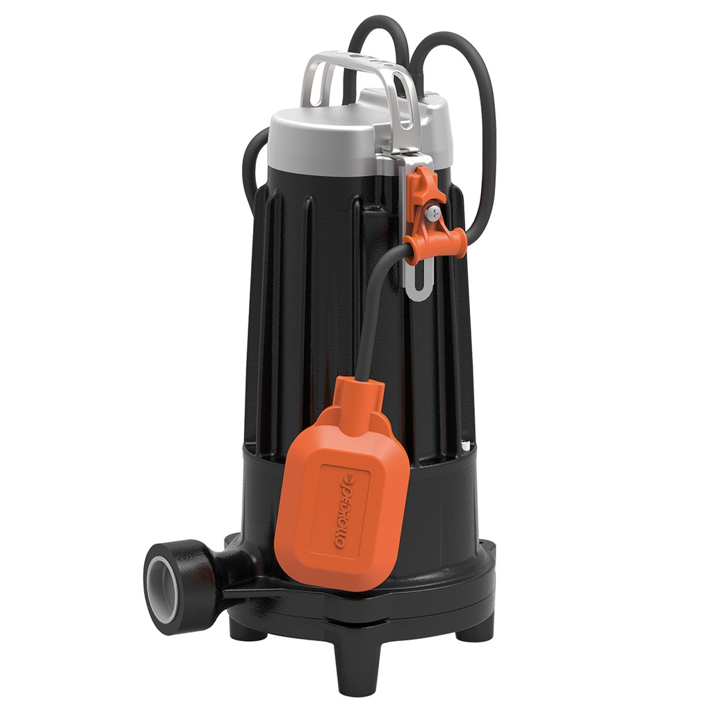 BOMBA SUMERGIBLE DE DRENAJE CLOACAL PEDROLLO MODELO TRM 1.5 TRITUS - 2 HP - TRITURADORA - 220V