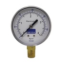 MANÓMETRO BEYCA 63MM. ESTANDAR 0-4KG/CM2 ROSCA INF. 1/4 BSPT VISOR POLICARBONATO.