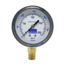 MANÓMETRO BEYCA 63MM INOX-BRONCE 0-200KG. ROSCA INF. 1/4 NPT