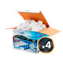 POMPONES FILTRANTES PEARL - 4 UNIDADES - PARA FILTRO FS-75