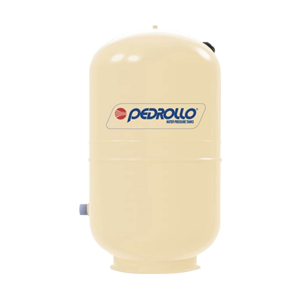 TANQUE HIDRONEUMATICO VERTICAL PEDROLLO 250 LTS - ROSCA INOXIDABLE