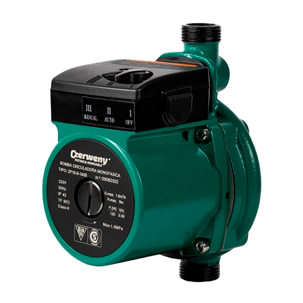 [ZP 15-9-160B] BOMBA PRESURIZADORA CZERWENY MODELO ZP 15-9-160B HASTA 2 CONSUMOS - TANQUE ELEVADO