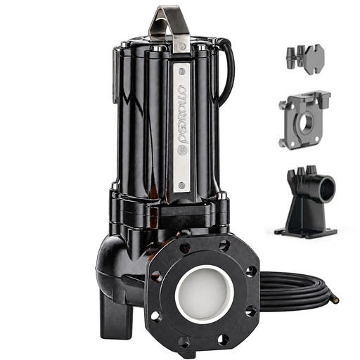 [I.VM.M.6P30.T] BOMBA SUMERGIBLE DE DRENAJE CLOACAL PEDROLLO MODELO MC 30/50-F C/SIST. DE ANCLAJE - 3 HP - 380V