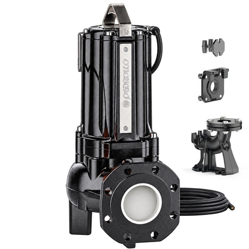 [I.VM.3.6P40.T] BOMBA SUMERGIBLE DE DRENAJE CLOACAL PEDROLLO MODELO MC 40/65-F C/SIST. DE ANCLAJE - 4 HP - 380V