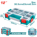 Estuche Organizador Apilable 12" TOTAL TPBX1121
