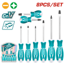 Set de 8 Destornilladores TOTAL THT250608