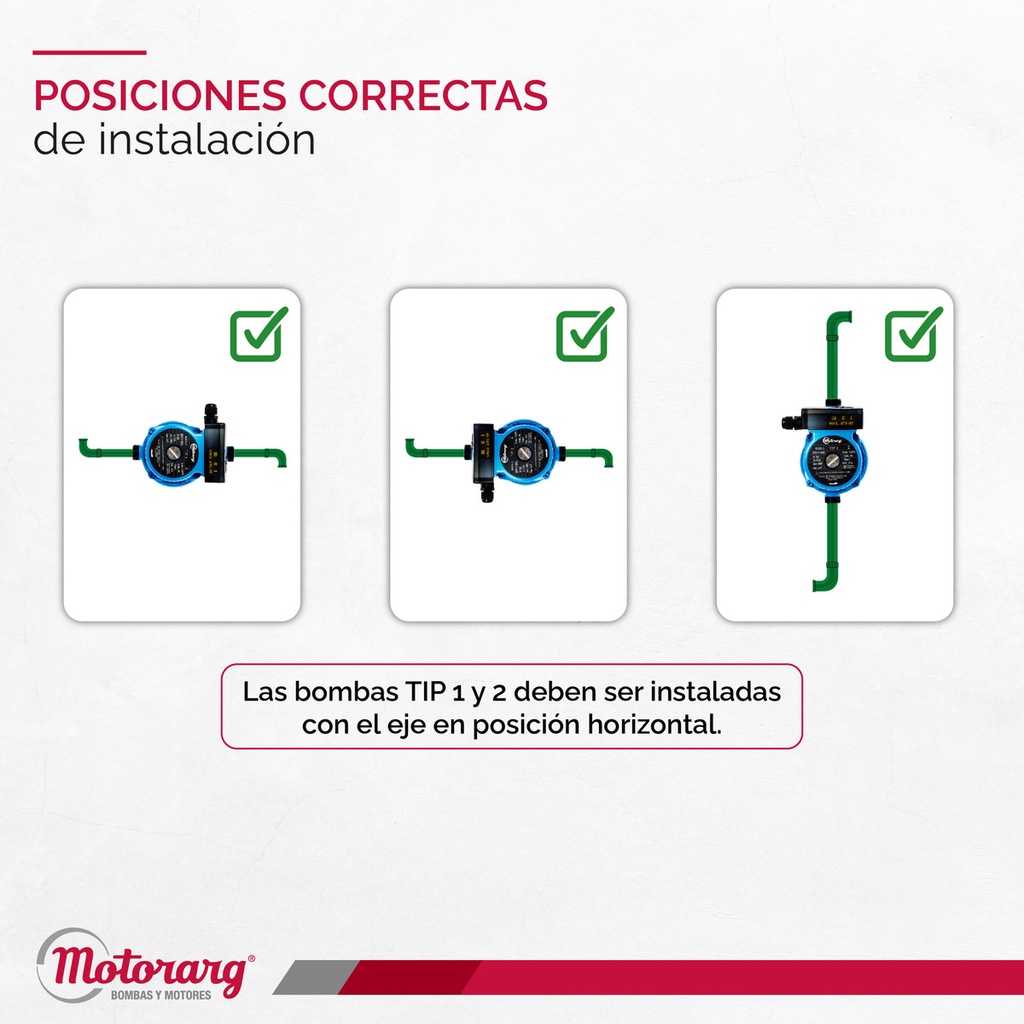 BOMBA PRESURIZADORA MOTORARG MODELO TIP 1 HASTA 2 CONSUMOS - TANQUE ELEVADO