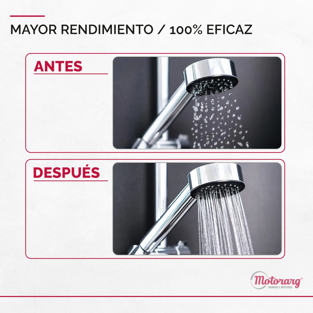 BOMBA PRESURIZADORA MOTORARG MODELO TIP 1 HASTA 2 CONSUMOS - TANQUE ELEVADO