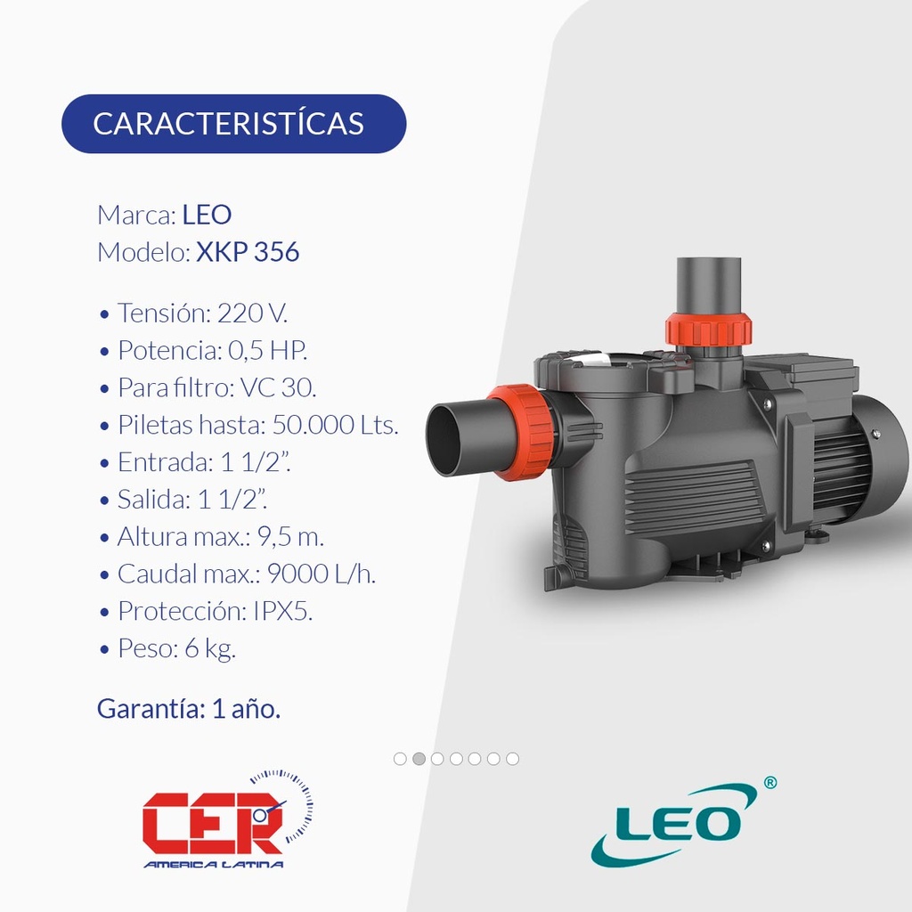 COMBO FILTRO PEARL FA-50 + BOMBA XKP 356