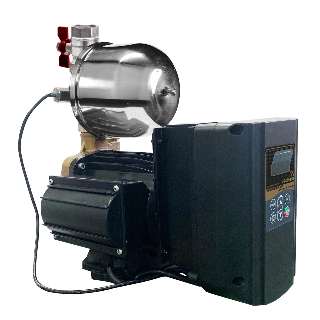 BOMBA PRESURIZADORA VELOCIDAD VARIABLE ROWA MODELO MAX PRESS 40 VF HASTA 8 CONSUMOS - TANQUE ELEVADO Y CISTERNA