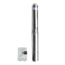 BOMBA SUMERGIBLE DE POZO ROWA 4 PULGADAS MODELO 4RW 4/12G-M CON TABLERO - 1,5 HP - 89 MTS - 220V
