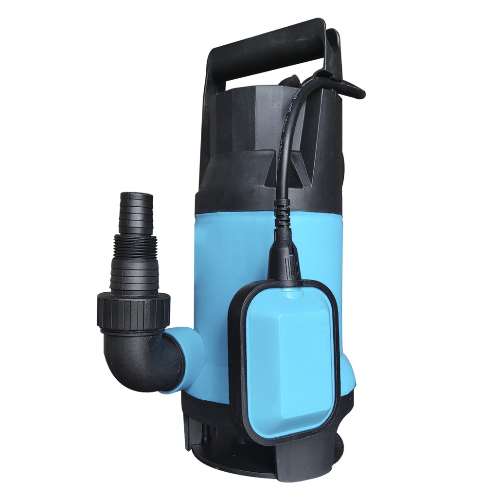 BOMBA SUMERGIBLE DE DRENAJE FLUVIAL MODELO PQW-750 - 1 HP - PARA AGUAS CARGADAS - 220V