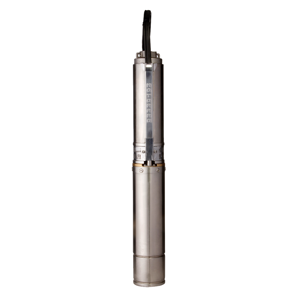 BOMBA SUMERGIBLE POZO MOTORARG MODELO SUB4 75 M 220V 0.75HP - ARRANQUE DIRECTO