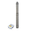 BOMBA SUMERGIBLE DE POZO LEO 4 PULGADAS MODELO 4XRM6/8-0.75 CON TABLERO - 1 HP - 59 MTS - 220V