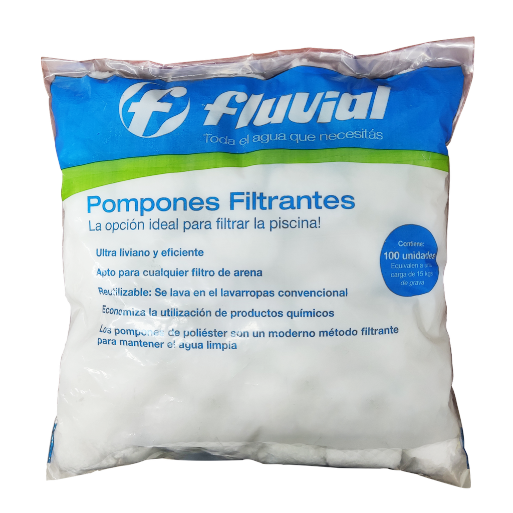 Pompones Filtrantes Fluvial 1 Unidad