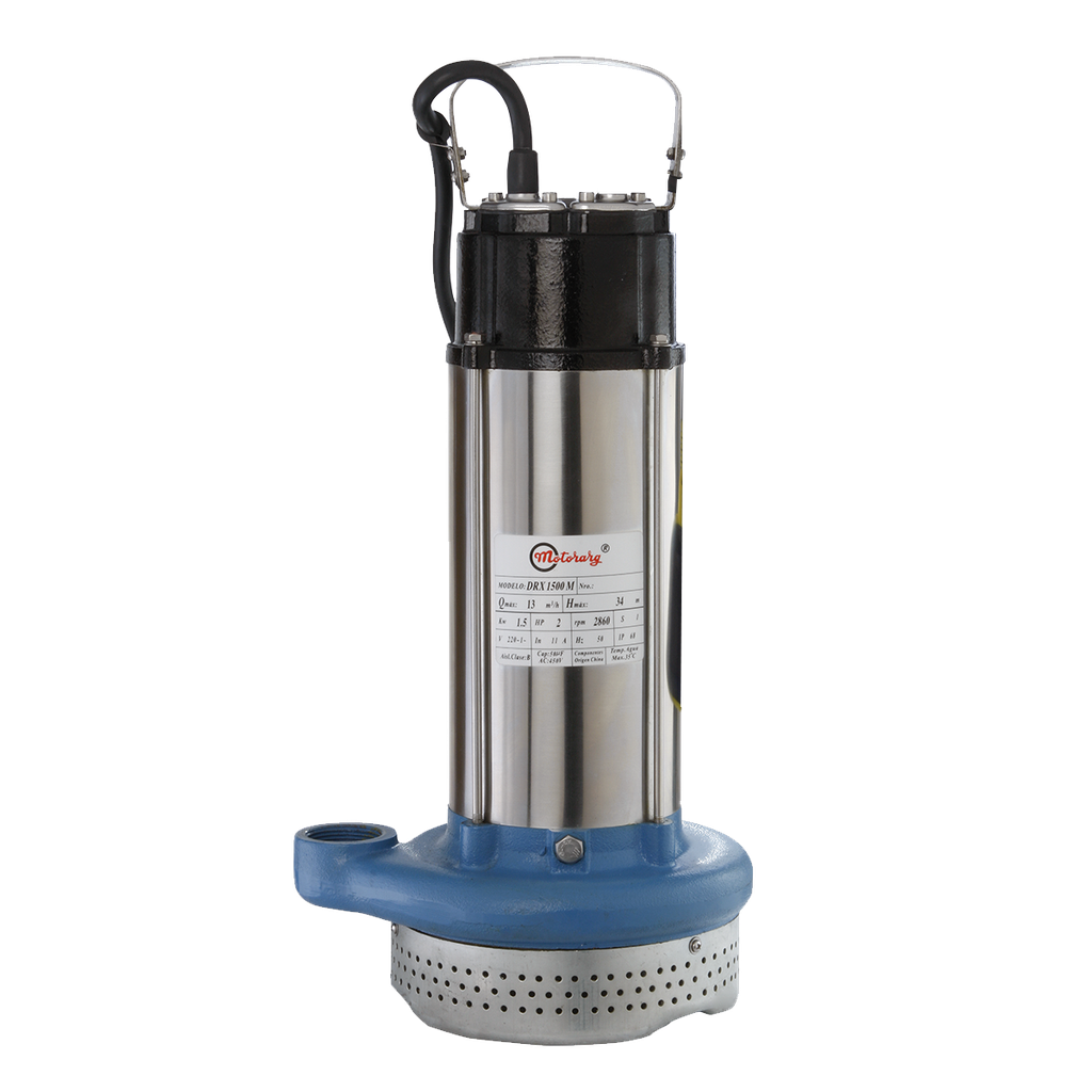 BOMBA DESAGOTE PLUVIAL MOTORARG MODELO DRX 2200 TRIFASICA 3 HP