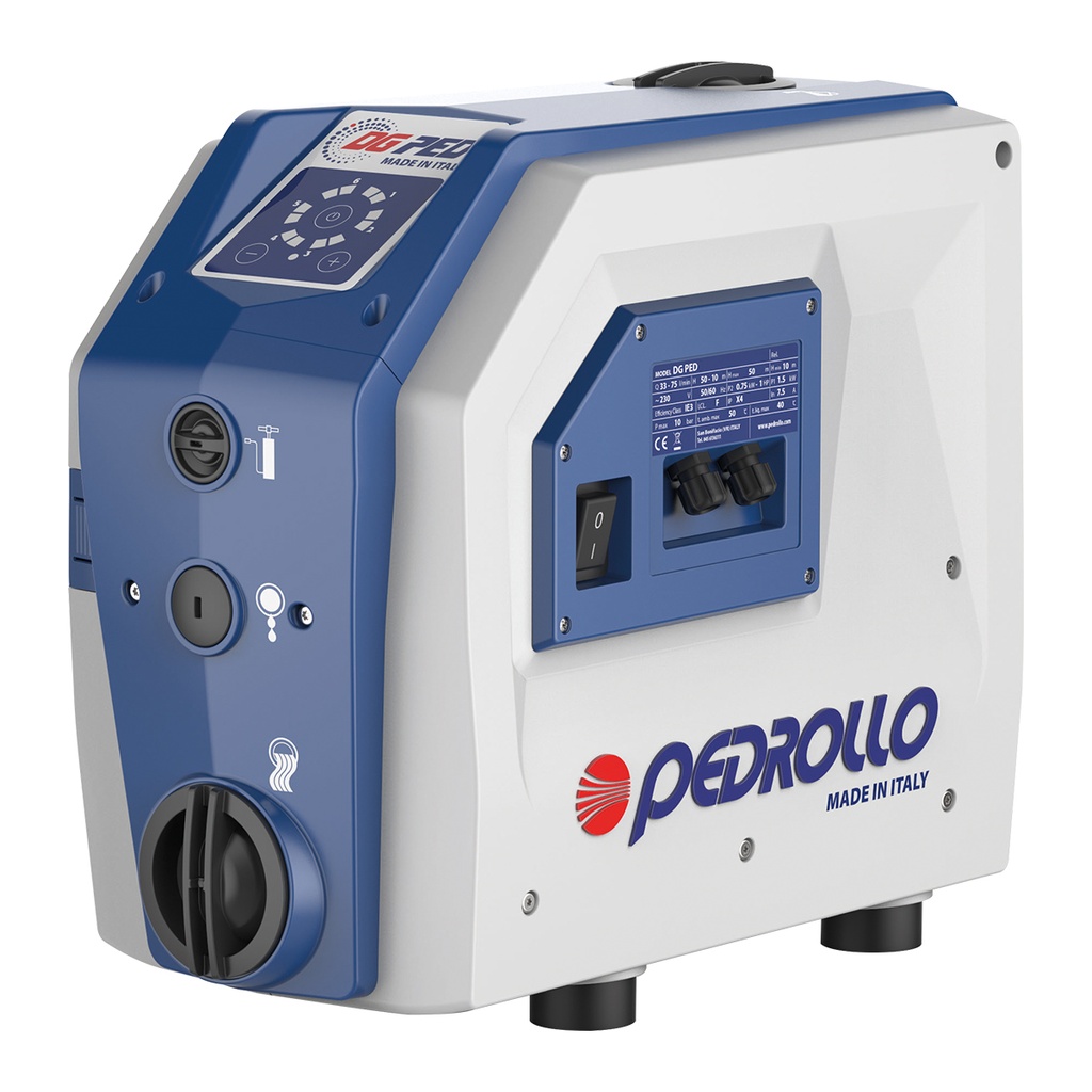 BOMBA PRESURIZADORA VELOCIDAD VARIABLE PEDROLLO MODELO DG PED3 HASTA 8 CONSUMOS - TANQUE ELEVADO Y CISTERNA