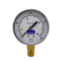 MANÓMETRO BEYCA 63MM. ESTANDAR 0-14KG/CM2 ROSCA INF. 1/4 BSPT VISOR POLICARBONATO.