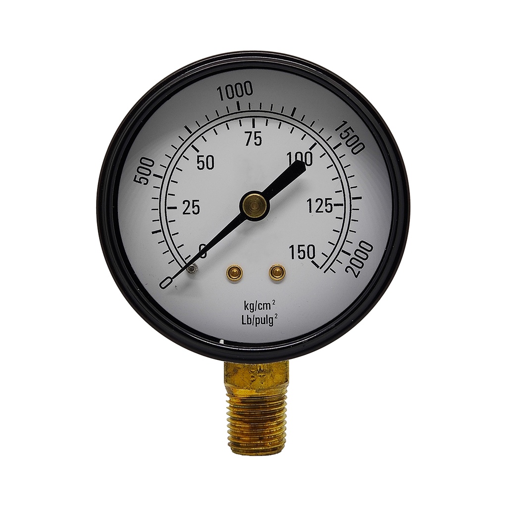 MANÓMETRO BEYCA 63MM ESTANDAR 0-150KG ROSCA INF. 1/4 BSPT