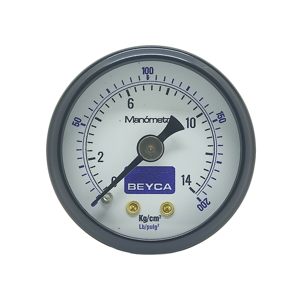 MANÓMETRO BEYCA 40MM ESTANDAR 0-14KG. ROSCA POST. 1/8 BSPT