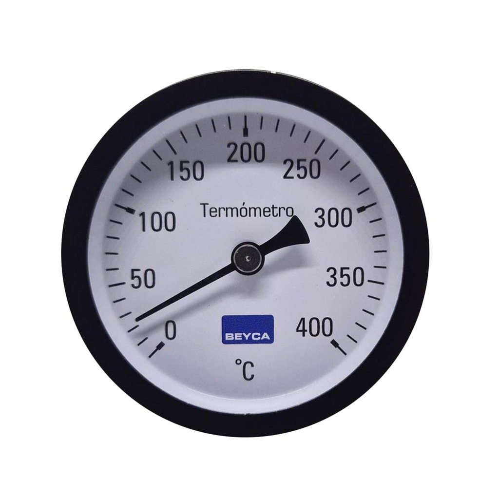 TERMÓMETRO BIMET 63MM400C POST.1/4 BSPT (BULBO Y ROSCA AISI)