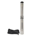 BOMBA SUMERGIBLE DE POZO VASSER 4 PULGADAS MODELO BS4-150-2A DE ARRANQUE DIRECTO - 1,5 HP - 90 MTS - 220V + CABLE