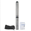 BOMBA SUMERGIBLE DE POZO VASSER 4 PULGADAS MODELO BS4-100 CON TABLERO - 1 HP - 55 MTS - 220V + CABLE