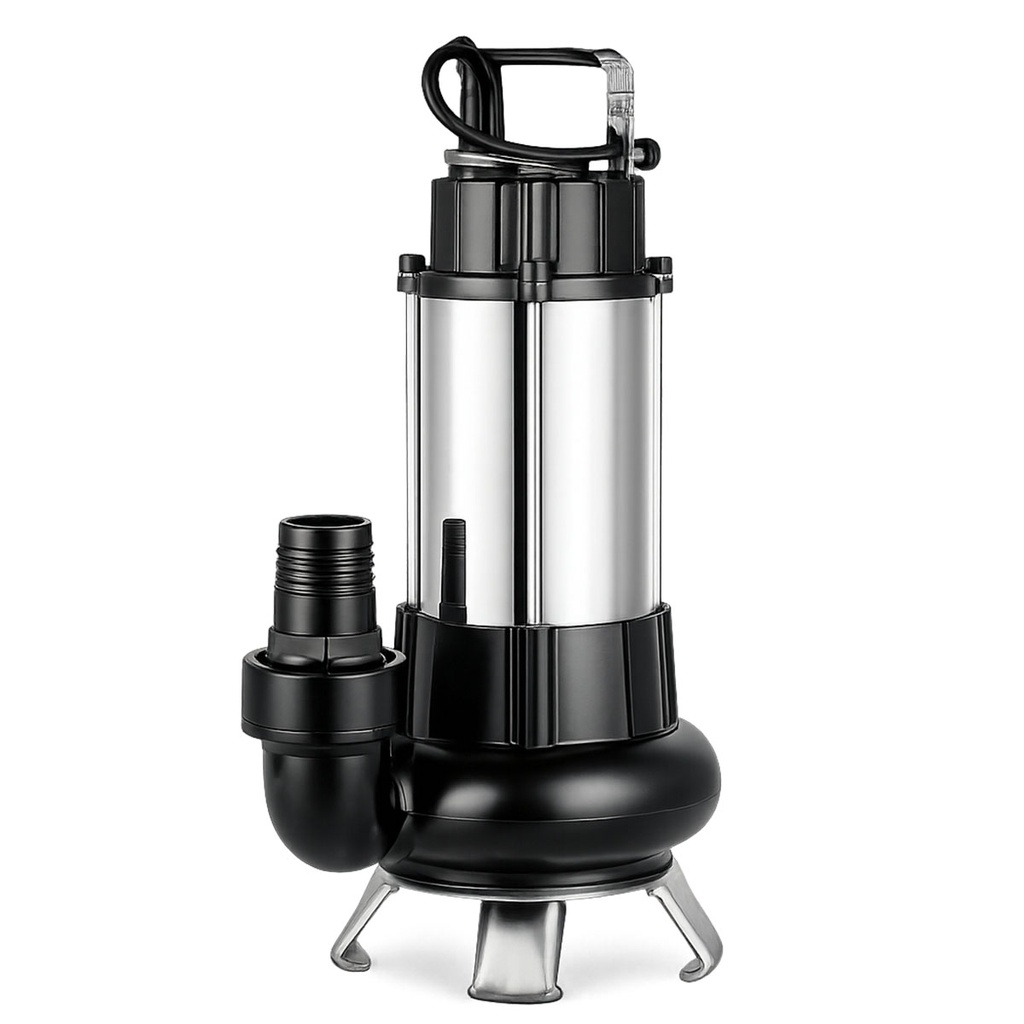 BOMBA SUMERGIBLE DE DRENAJE MOTORARG MODELO DRV 200 T - 2 HP - PARA AGUAS CARGADAS - 380V