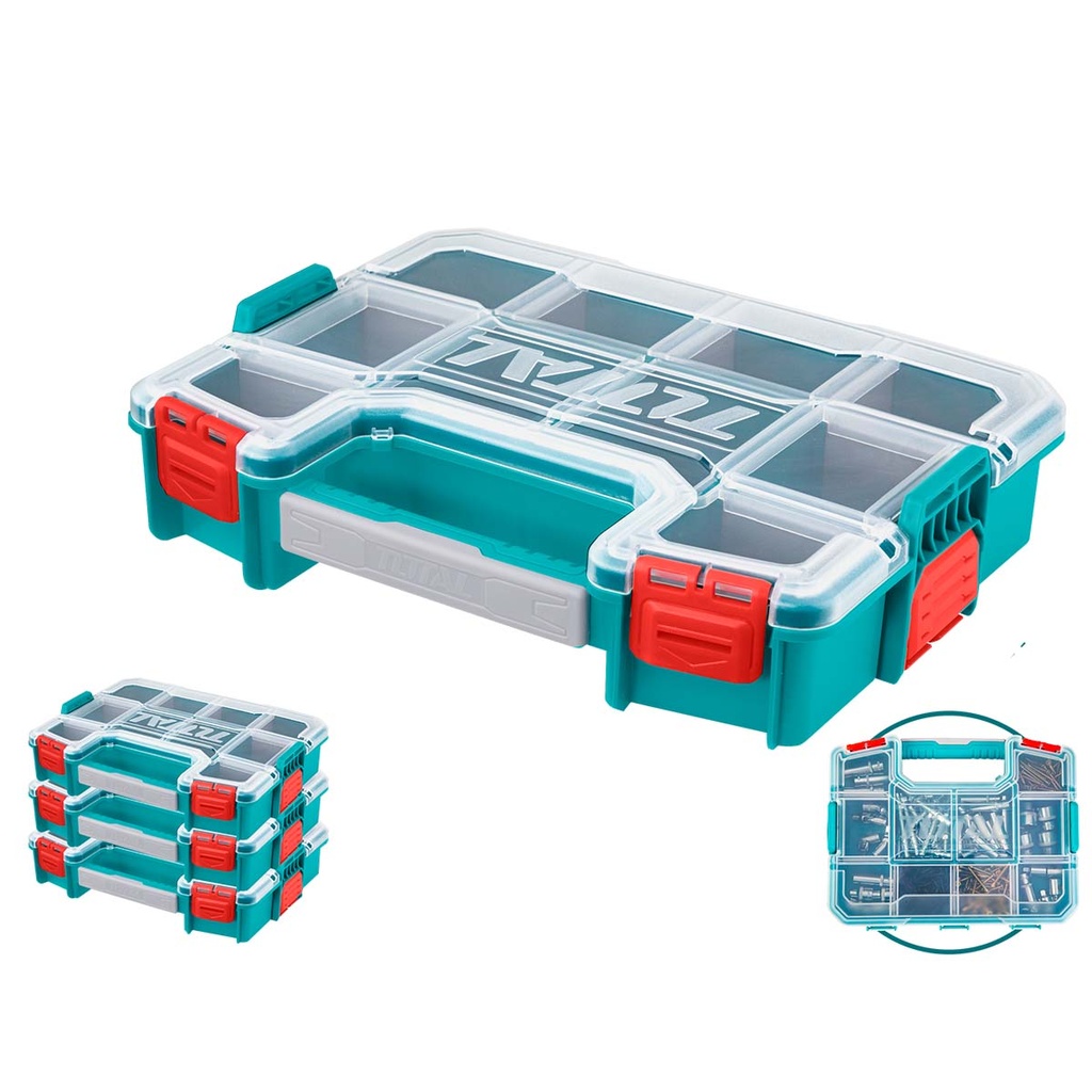 Estuche Organizador Apilable 12" TOTAL TPBX1121