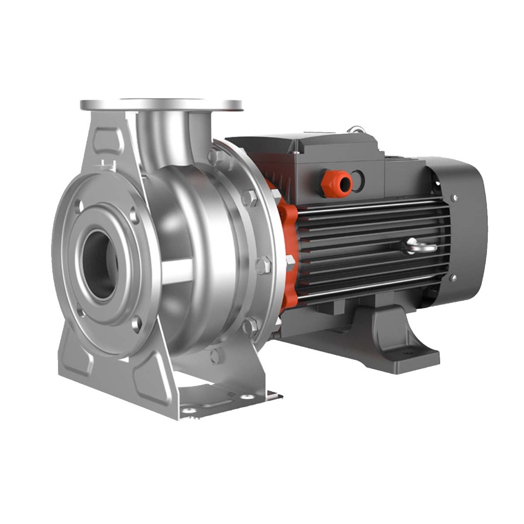 BOMBA CENTRIFUGA MONOBLOCK BRIDADA INOXIDABLE LEO MODELO XZS 50-32-160/22 - 3 HP - ELEVA 37 MTS - 380V