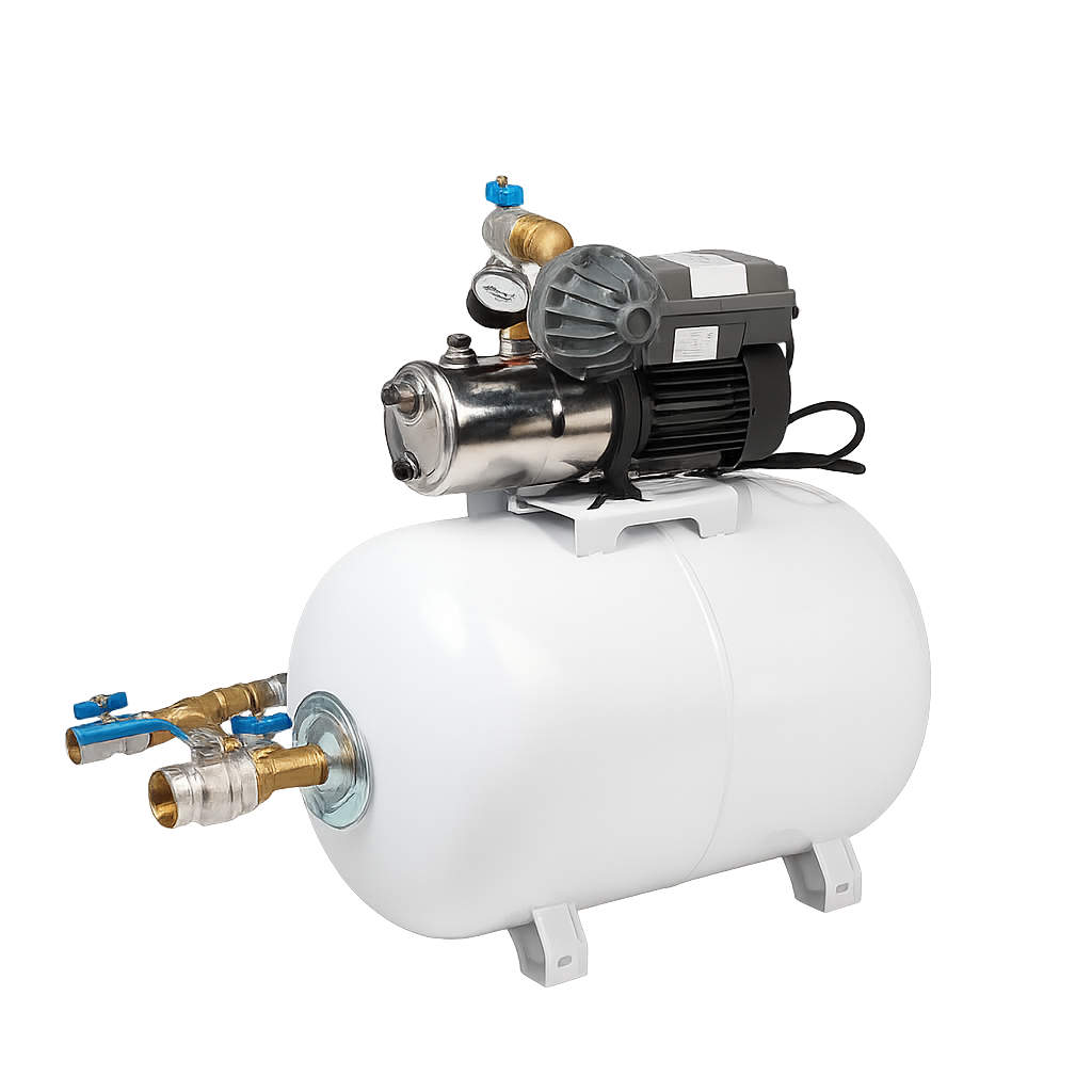 BOMBA PRESURIZADORA ESPA TECNOPLUS 25-4M HIDROMAX 50L - HASTA 12 CONSUMOS Y 18 VALVULAS - TANQUE ELEVADO Y CISTERNA