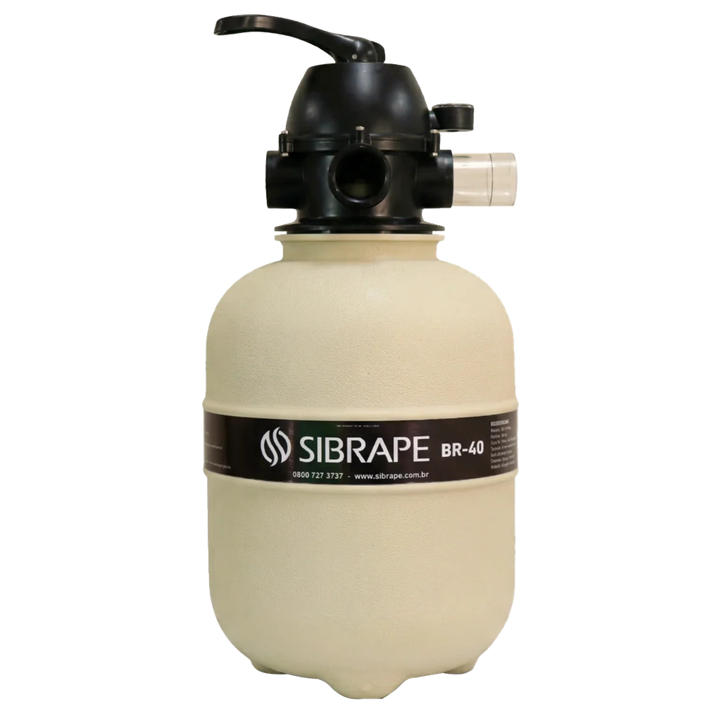 FILTRO DE PISCINA SIBRAPE MODELO BR-40 - PISCINAS HASTA 44.000 LTS - CON MANÓMETRO