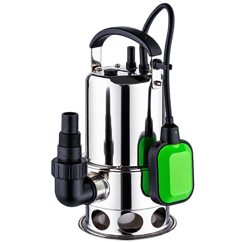 BOMBA SUMERGIBLE DE DRENAJE ROWA MODELO DRAIN M 1150 INOX - 1,5 HP - PARA AGUAS SUCIAS - 220V
