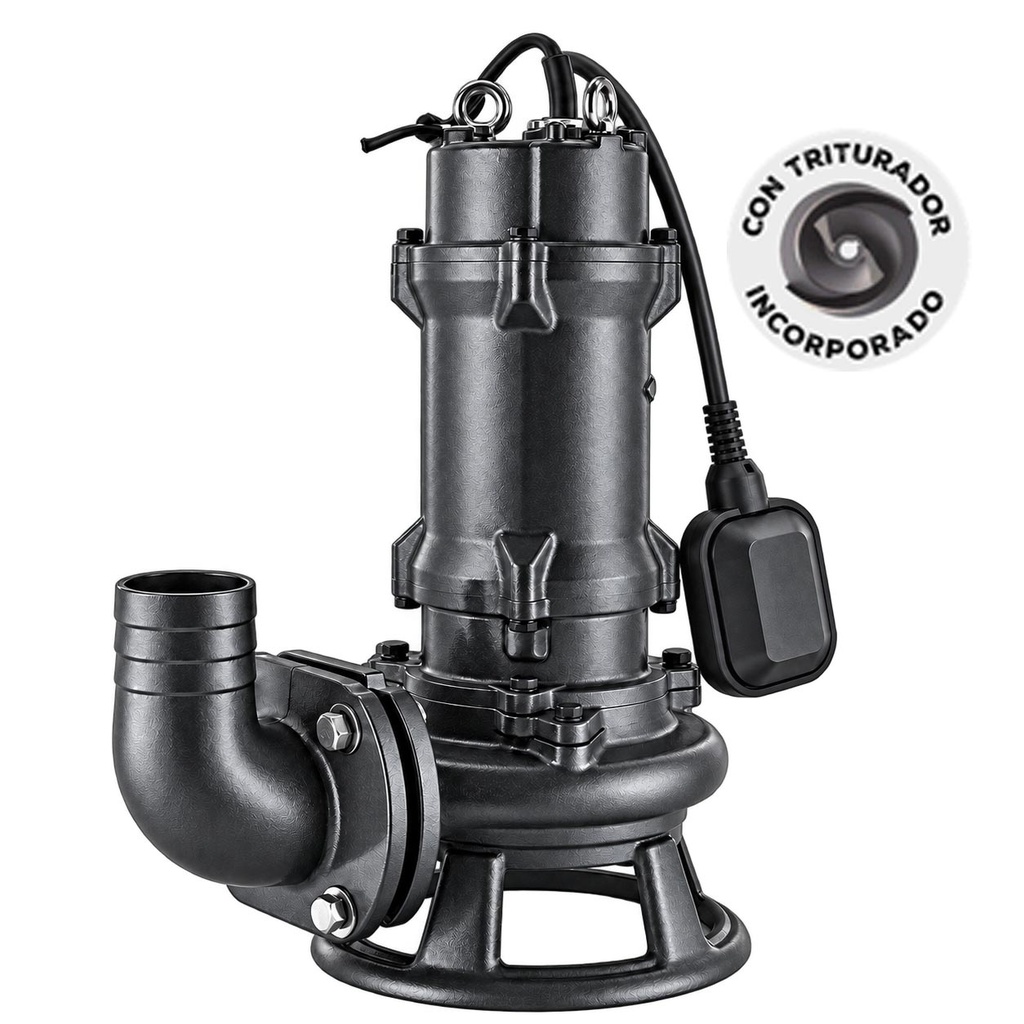BOMBA SUMERGIBLE DE DRENAJE CLOACAL ROWA RW DRAIN 1500 ULTRA - 2HP - 220V