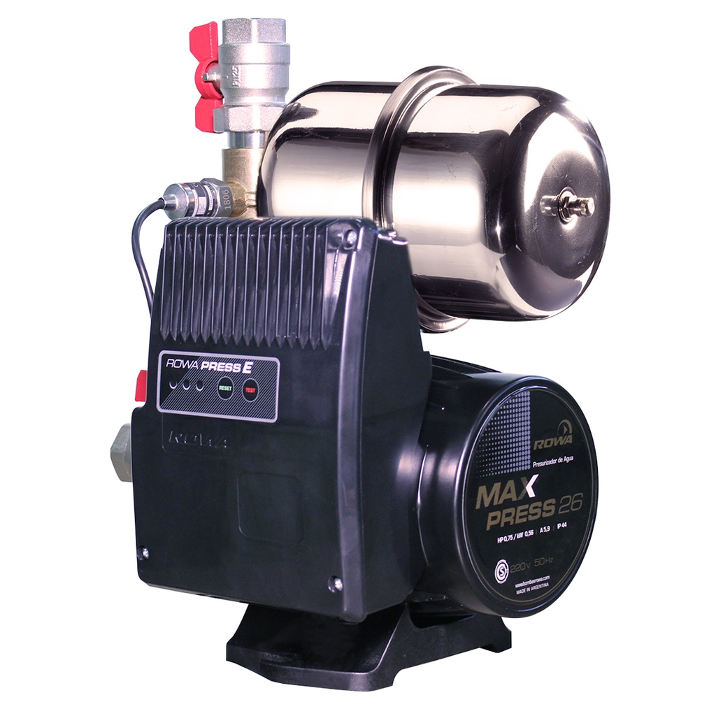 [0005-0768] BOMBA PRESURIZADORA ROWA MODELO MAX PRESS 26E HASTA 5 CONSUMOS - TANQUE ELEVADO Y CISTERNA