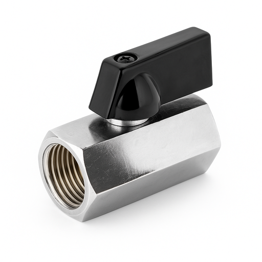 [VEM-02] LLAVE ESFERICA BEYCA MINI H/H 1/4 BSPT MODELO VEM-02