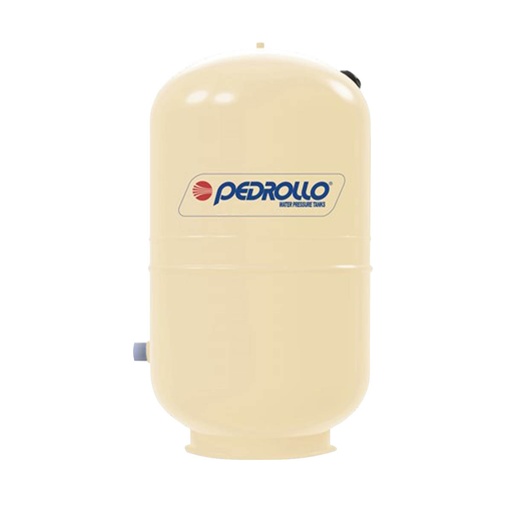[V.PE.Z.0105.V] TANQUE HIDRONEUMATICO VERTICAL PEDROLLO 105 LTS  - ROSCA INOXIDABLE