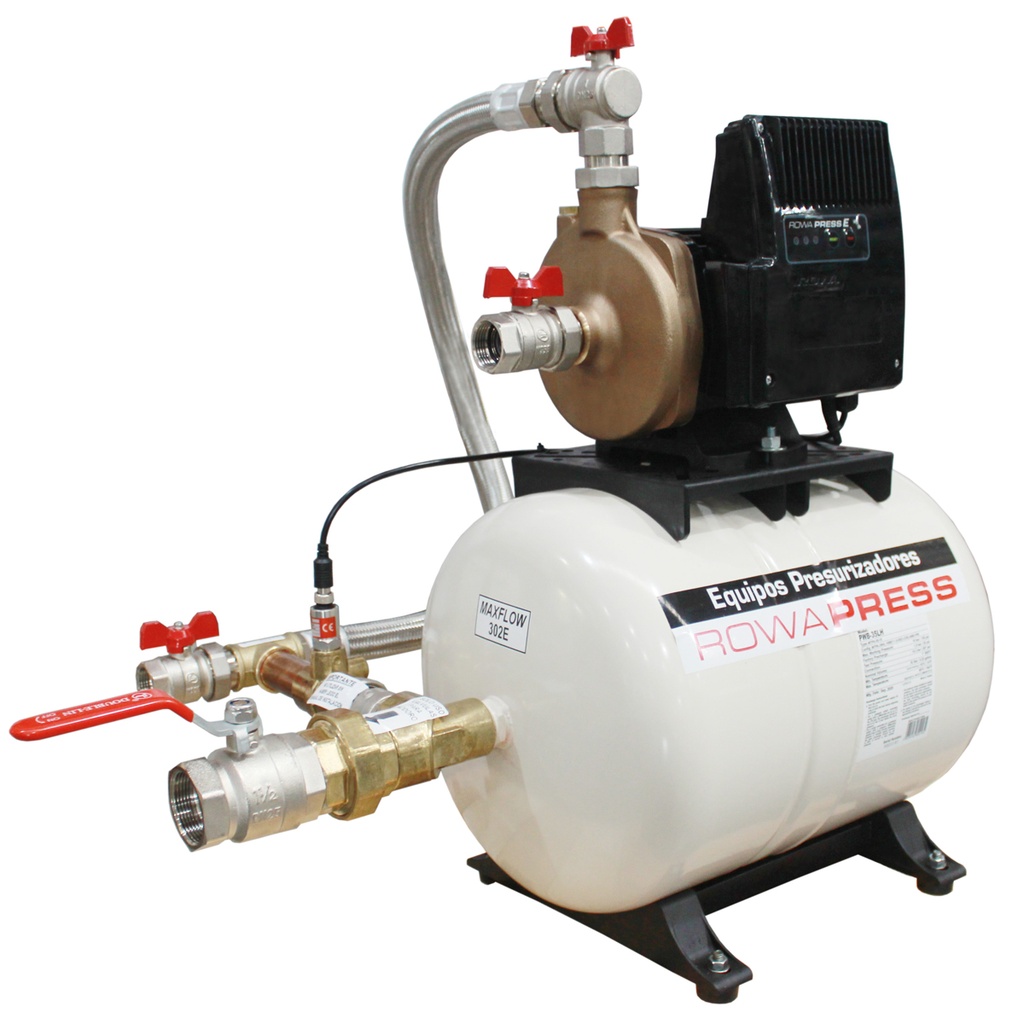 [0005-0723] BOMBA PRESURIZADORA ROWA MODELO MAXFLOW 302 E 50/60L HASTA 4 CONSUMOS Y 10 VALVULAS - TANQUE ELEVADO Y CISTERNA