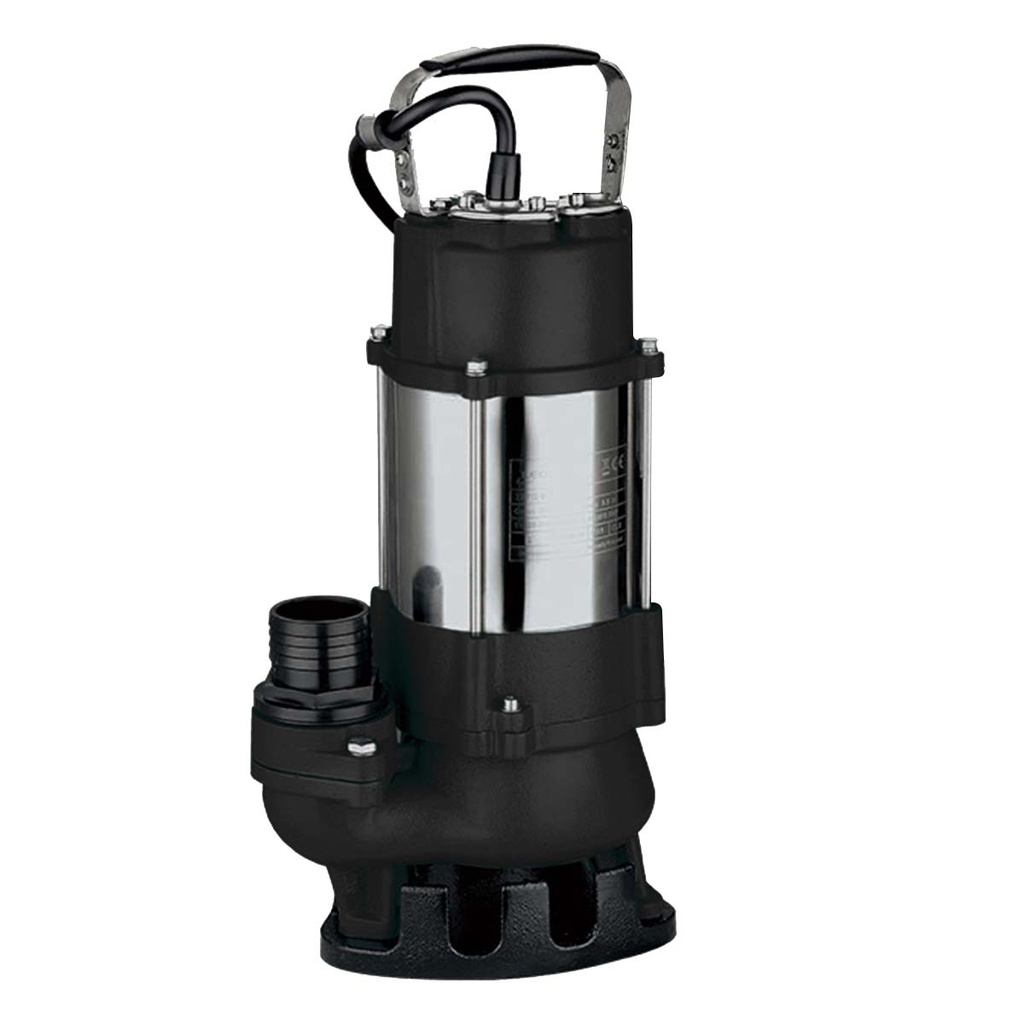 [G.DV.2.0010.T] BOMBA SUMERGIBLE DE DRENAJE MOTORARG MODELO DRV 100 T - 1 HP - PARA AGUAS CARGADAS - 380V