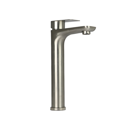 [T.MB.1.003E.0] VANN - Monocomando vanitory alto pico corto cepillado