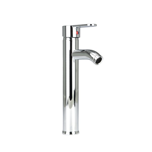 [T.MB.1.005C.0] VANN - Monocomando vanitory alto pico corto cromado