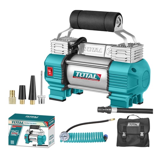 [VCMI01200] Compresor TOTAL 12V 120 psi INDUSTRIAL Modelo TTAC2506