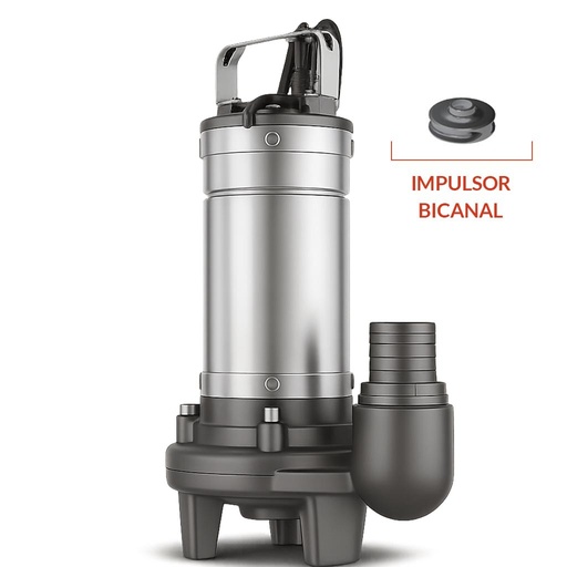 [LSW200] BOMBA SUMERGIBLE DE DRENAJE CLOACAL LEO MODELO LSW200 - 2 HP - 380V
