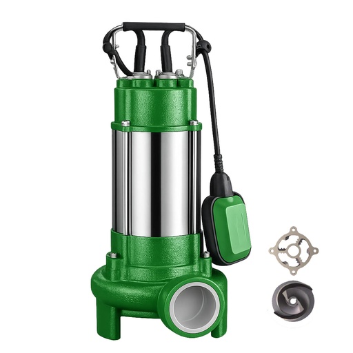 [0023-0125]  BOMBA SUMERGIBLE DE DRENAJE CLOACAL ROWA MODELO DRAIN 1300 PLUS - 1,8 HP - TRITURADORA - 220V