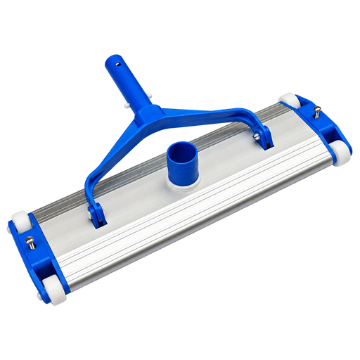 [MS-001-AVH02CBX] Limpiafondo aluminio 45cm con cepillos PP