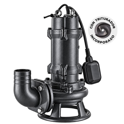 [0023-0127] BOMBA SUMERGIBLE DE DRENAJE CLOACAL ROWA RW DRAIN 1500 ULTRA - 2HP - TRITURADORA - 220V